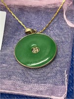 Asian Style Necklace Jade Style
