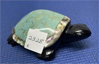 Jade and Mother of Pearl Style Turtle 5”