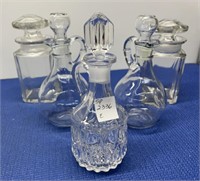 Cruets and Jars with Tops 5 Pcs