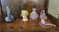 Blown Glass & Vintage Decor