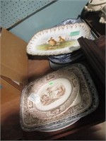 2 TRAYS EARLY PLATTERS