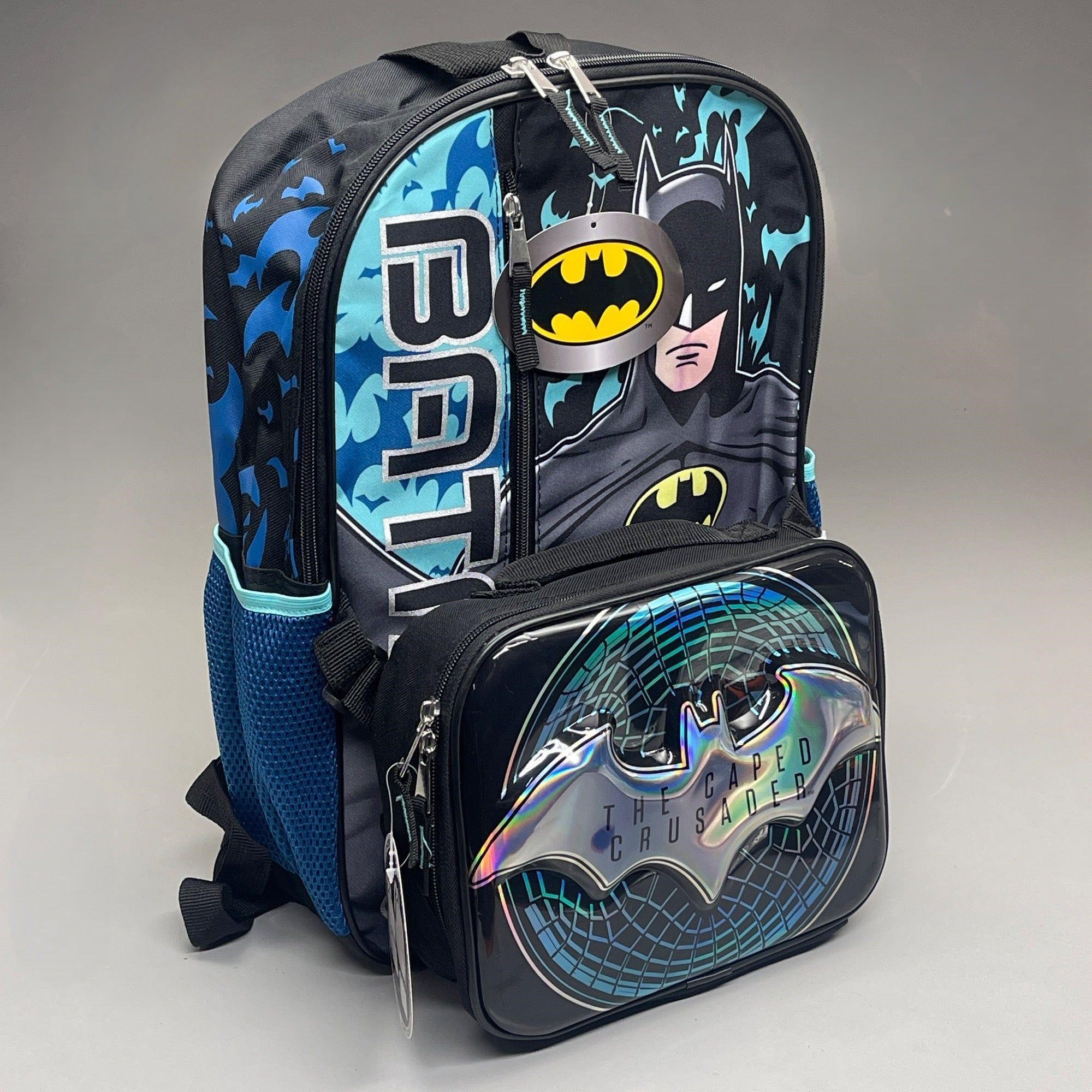 ACCESSORY INNOVATIONS Batman Backpack & Lunch Bag