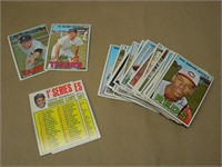 GROUP OF 40+ 1967 TOPPS BASEBALL CARDS w HOF/STARS