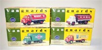 Four Vanguards Ford trucks and Bedford S vans