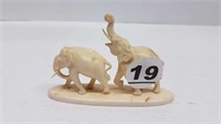 SMALL IVORY ELEPHANT ORNAMENT