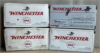 W - 4 BOXES OF WINCHESTER AMMUNITION (F25)