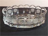 Oblong Serving Bowl Fostoria Clear Liberty Bell &