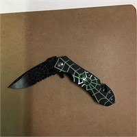 Spider knife (green)