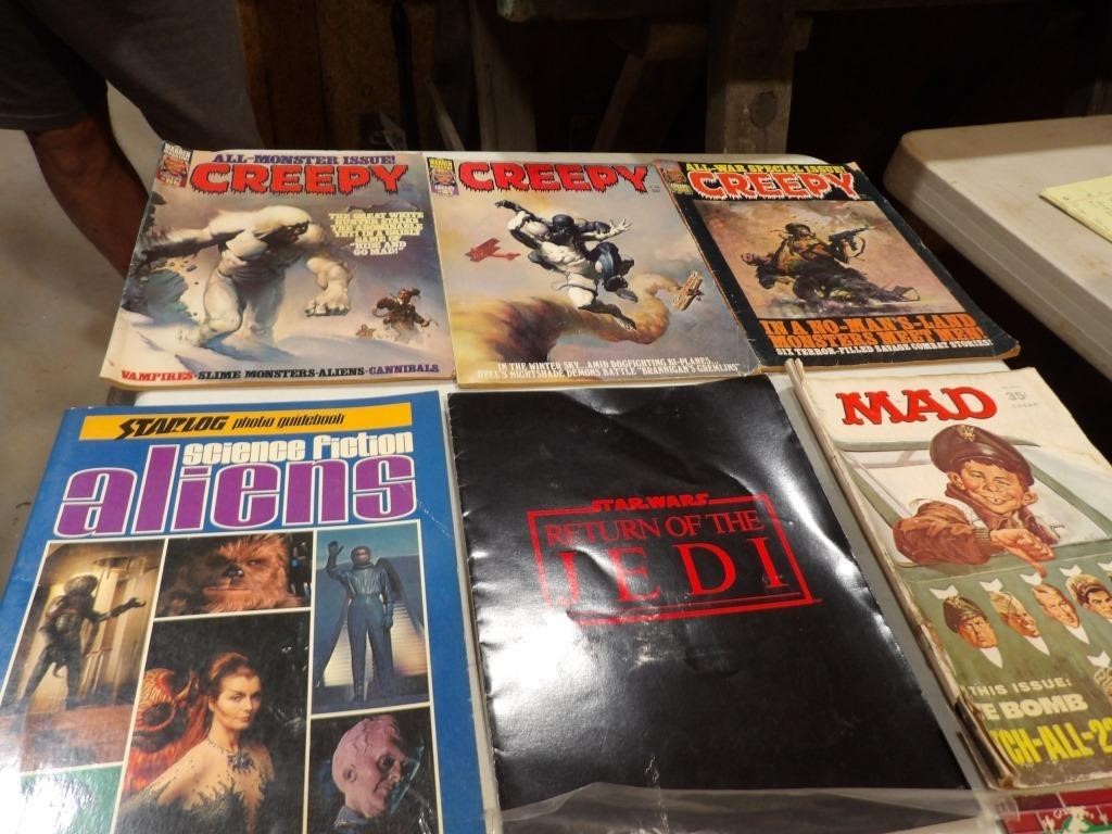 12) assorted vintage comic books