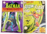 (2) DC SILVER AGE BATMAN & FLASH COMICS