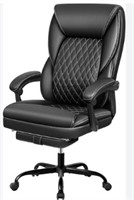 Executive Leather Office Chair, Big And Tall