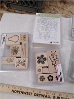 Group of crafting stamps