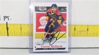 Signed Connor Mcdavid Card From Erie Otters