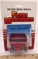 Brent 450 gravity feed wagon, red