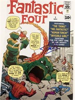 The Fantastic Four Stan Lee signed comic