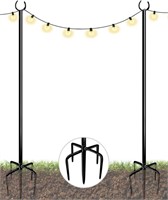 Eazielife Sprimden Outdoor String Light Pole, 10