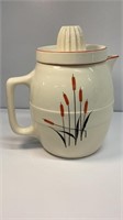 9” Cattails Juicer Pitcher -for lemonade of course