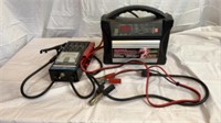 BATTERY CHARGER AND BATTERY TESTER