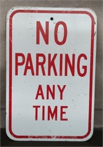 "NO PARKING" Sign 12" x 18"