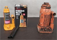 Box 2 Hydraulic Jacks- 2 Ton has Handle, Other