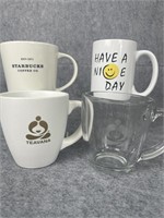 Lot of 4 unusual/cute coffee/tea mugs