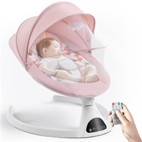 Jaoul Electric Baby Swing with Bluetooth, Remote C