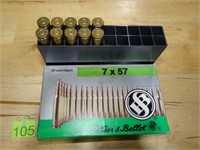 7x57 173gr Sellier & Bellot Rnds 10ct