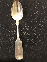 Coin silver serving spoon by T. Gowdy Nashville