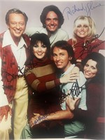 Three's Company signed photo