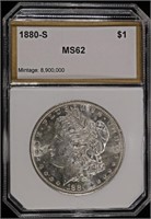 1880-S MORGAN DOLLAR PCI CH BU