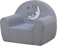 New Crescent Moon Full Foam Kids Sofa Linen Childr