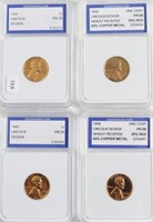 4// IGS PF70 1960 PROOF LINCOLN CENTS