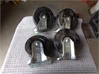 4 heavy duty casters