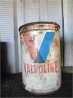 valvoline can & adv. cans