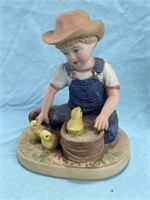 1985 Denim Days Porcelain HOMCO Figurine