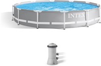 Intex Round Above Ground Swimming Pool, Pump