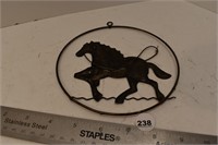 Metal Hanging Horse ornament