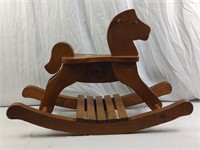 Vintage Wooden Child's Rocking Horse