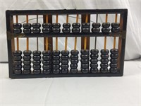 Lotus Flower Brand Abacus Wood/Brass