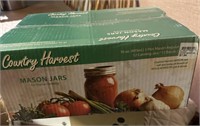 Country Harvest pint Jars with bands, never opened
