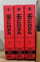 3 Vol. Kohta Hirano Hellsing Graphic Novels Manga