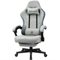 $250  GTPLAYER Pocket Cushion Gaming Chair, Gray