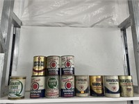 Vintage oil havoline oil cans