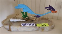 ROADRUNNER FIGURINE SIGNED AND DATED WB