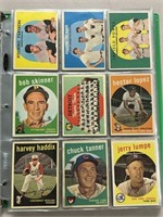 (200) 1959 TOPPS BASEBALL CARDS