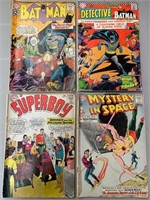 1960's 12 cent DC Comics X4 - Batman, Superman etc