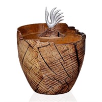 hlc Handcrafted Resin Wooden Cremation Urn for Hum