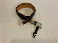 New Mens Alligator Leather Brown Belt