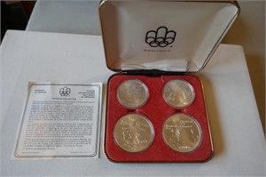 1976 Montreal Olympics Five & Ten Dollar Coin Set