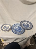 4 Liberty Blue Plates and  Others